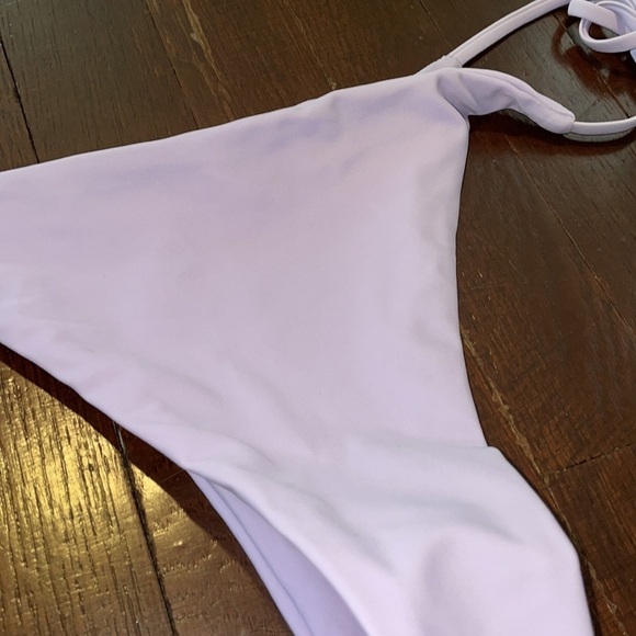 Women's SHEIN Triangle Tie Swimsuit Cheeky Bikini Bottoms Large - Picture 8 of 9